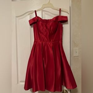 red homecoming/prom dress